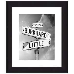 Wedding Road Signs Personalized Photo Art with Wedding Date and Names