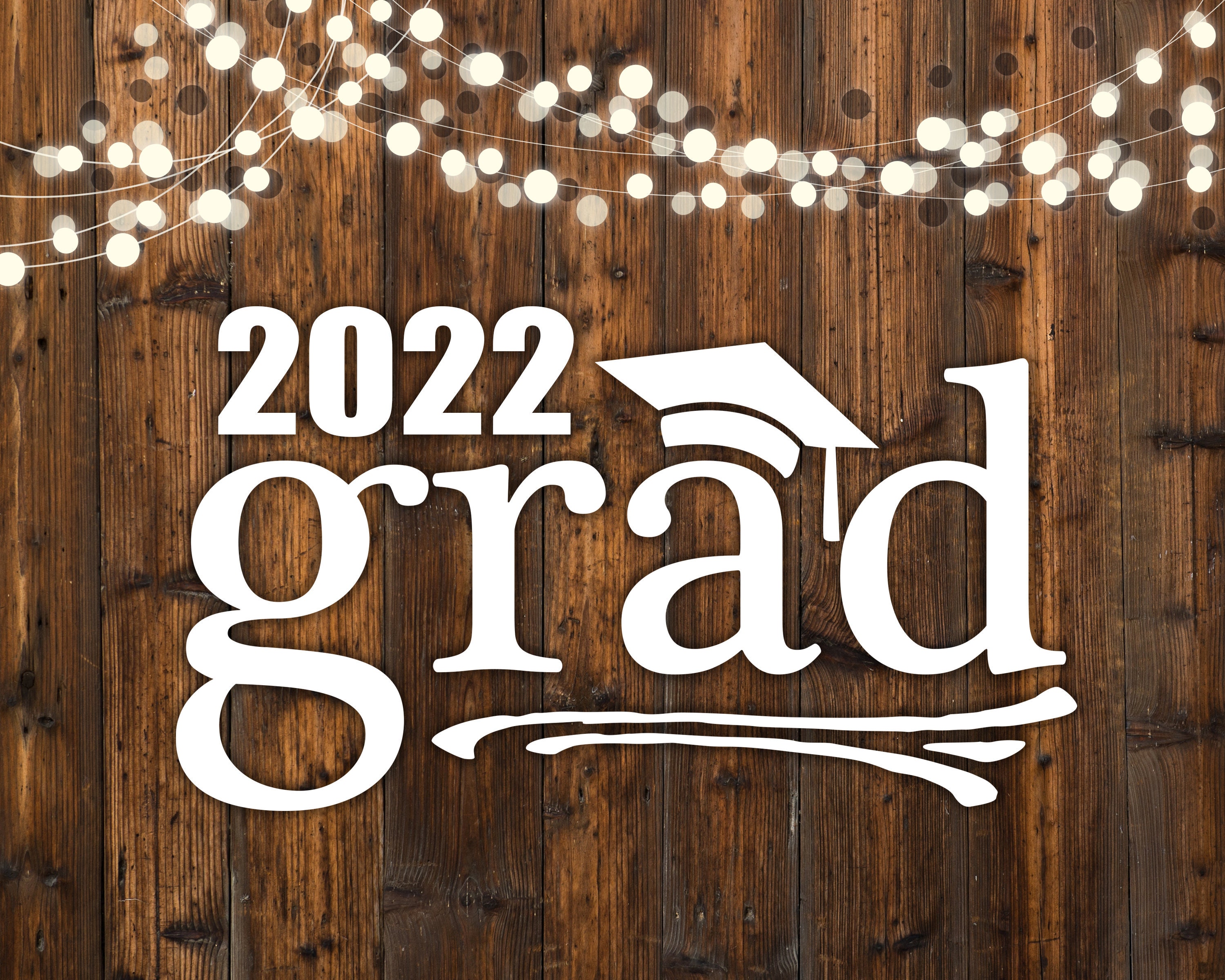 Instant Download Printable Rustic Graduation Party Decorations