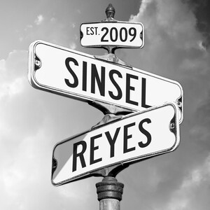 Strret Sign Photo Cards Printable Personalized Street Signs Digital Photo, You Print & Frame ...