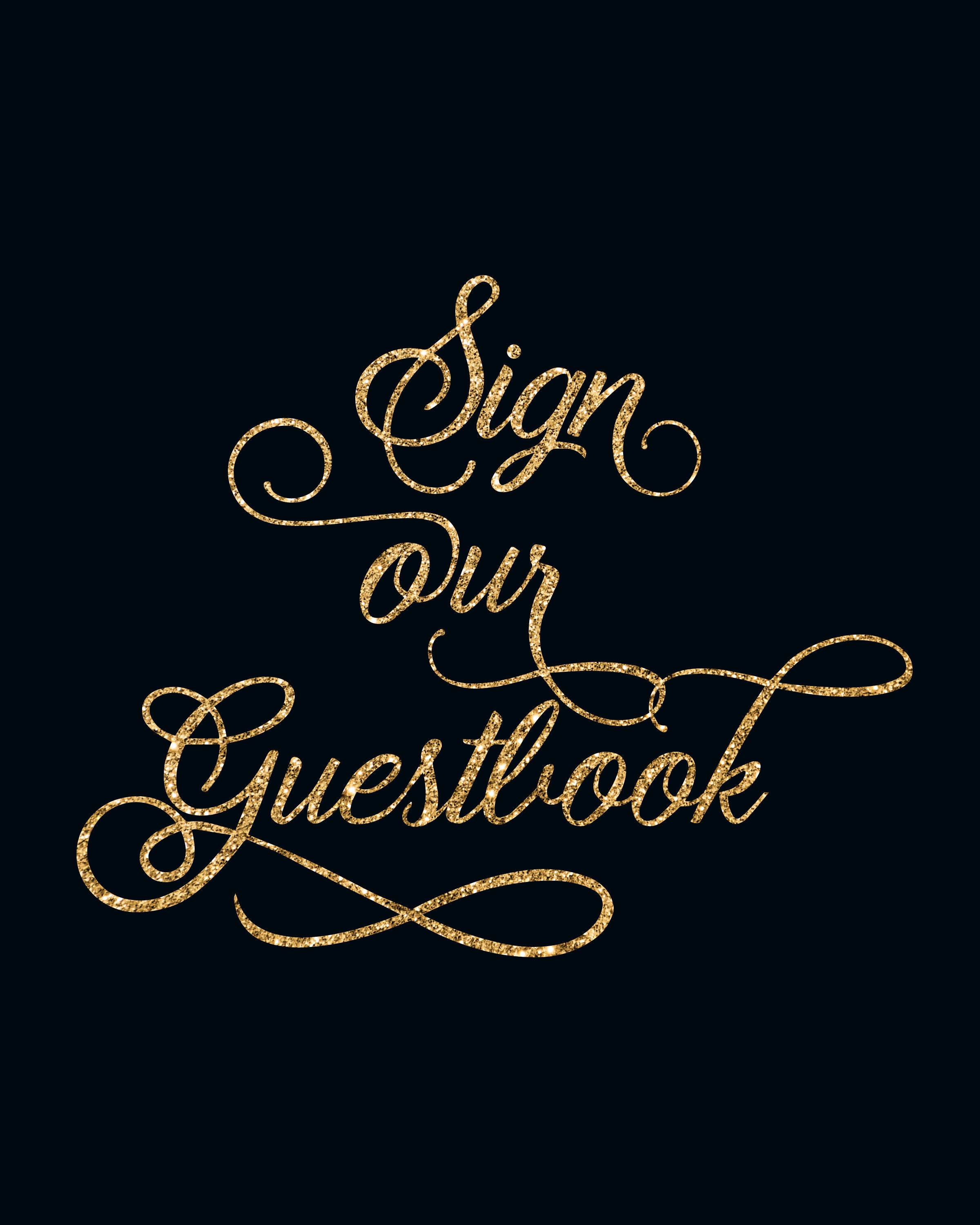 Sign Our Guestbook Sign Instant Download DIY Printable | Etsy