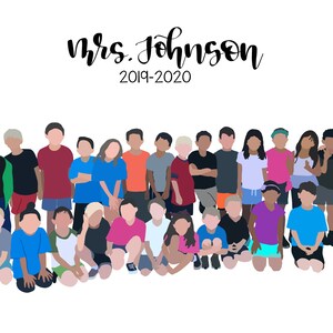 Custom Class Illustration/ Custom Class Picture/ Custom Portrait ...