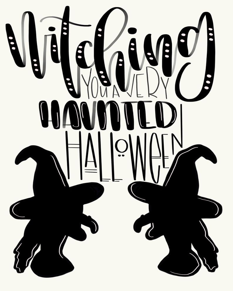 Halloween Printable/ Witch Printable/ Halloween Decor/ Wall Art ...