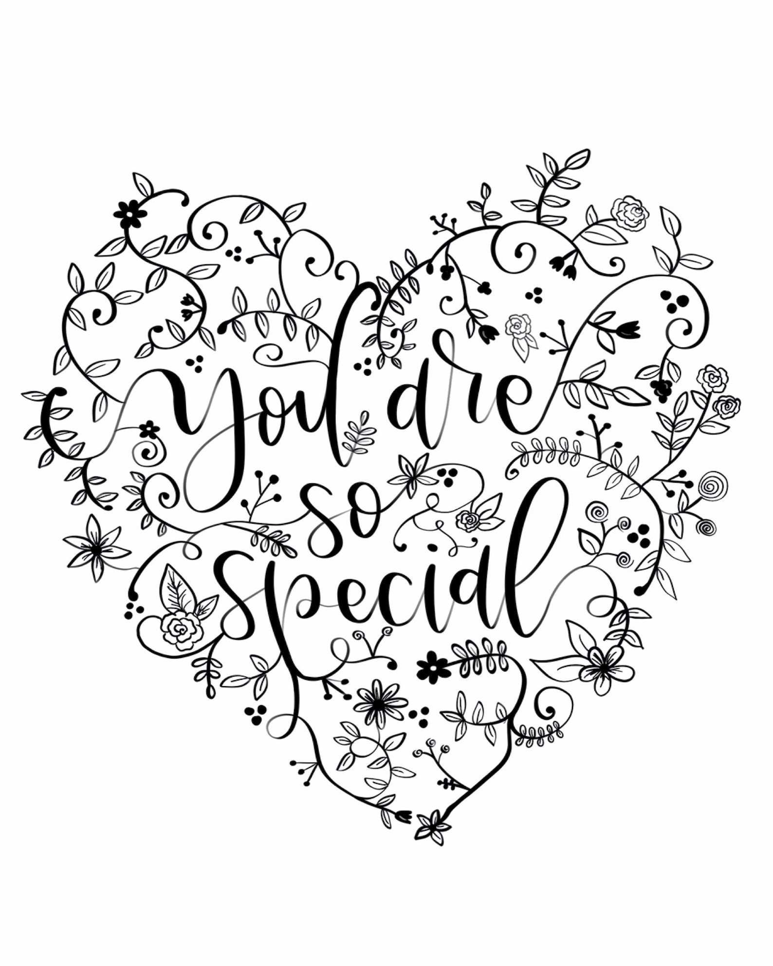 You Are so Special Printable/ Heart Printable/ Nursery Print/ - Etsy