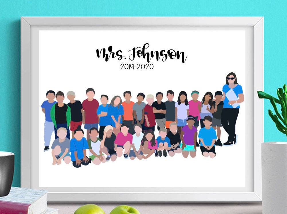 Custom Class Illustration/ Custom Class Picture/ Custom Portrait ...