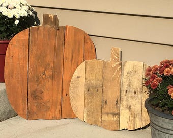 Pallet Pumpkin Cut-out | Painted Pumpkin