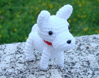Amigurumi de perro de Hokkaido: perro de Hokkaido hecho a crochet, recuerdo de una raza rara, un regalo especial para los amantes de los perros.