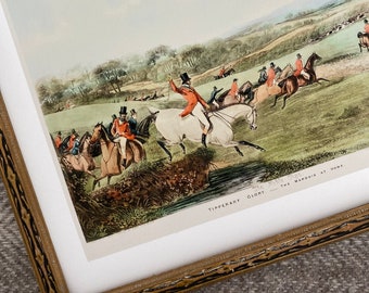 Vintage Fox Hunting Art Fine Art Print - Giclee Print - Equestrian Print for Home