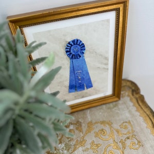16x20 aquarelprint van een blauw lint bruin springzadel /aquarel / paardensportkunst / paardensport Home Decor afbeelding 2