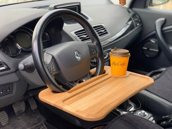 Multifunctional Car Steering Table, Vehicle Stand, Double-sided Wooden  Steering Wheel Desk 