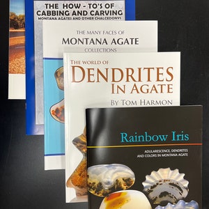 Book Set, Complete Collection, Harmon's Books, Montana Agate, information book, Tom Harmon, Lapidary Jewelry Artist