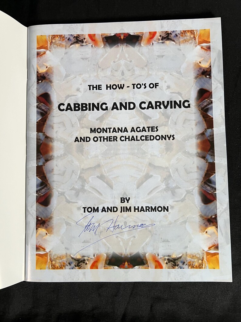 Cabbing and Carving Montana Agates How-To Book image 2