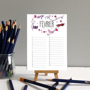 Calendrier Perpetuel Illustre Calendrier Des Anniversaires Etsy Calendrier Perpetuel Illustre Calendrier Des Anniversaires Etsy