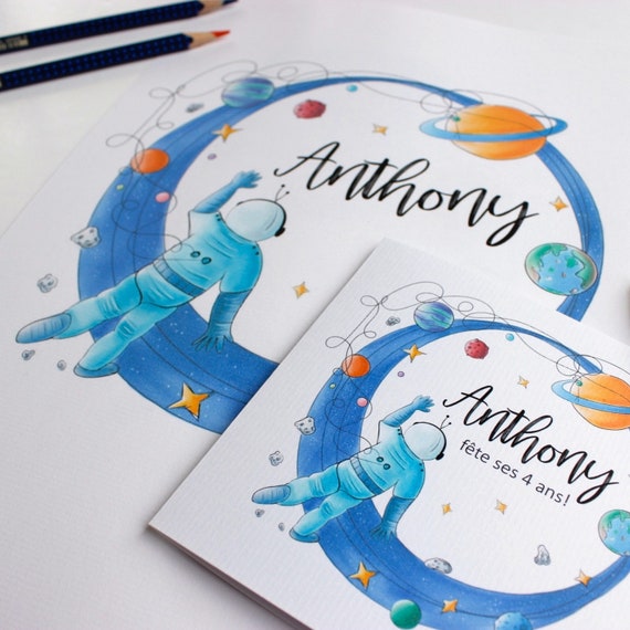 Invitation Anniversaire Cosmonaute A Personnaliser Carte Etsy Invitation Anniversaire Cosmonaute A Personnaliser Carte Etsy