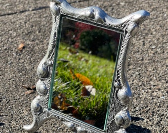 Don Drumm | Brutalist Aluminum Table Mirror