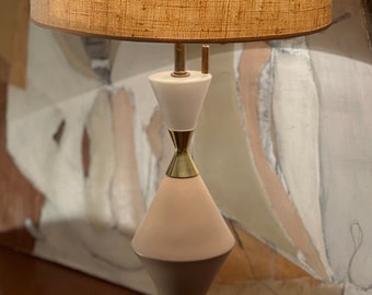 Gerald Thurston | Lightolier | Hourglass Table Lamp