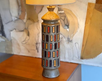 Aldo Londi | Bitossi | Ceramic Table Lamp