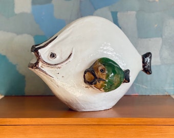 Ivo de Santis | Gli Etruschi | Large Ceramic Fish