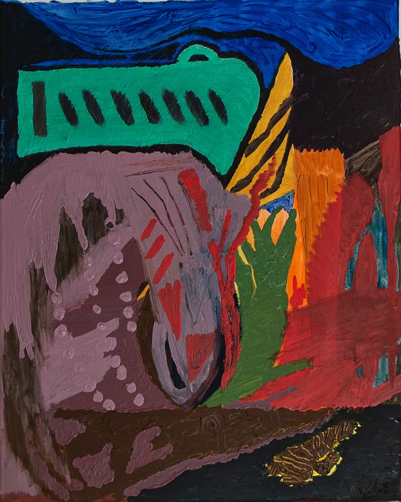 Abstract Acrylic Paintings With Deep Meaning Authentic and Etsy