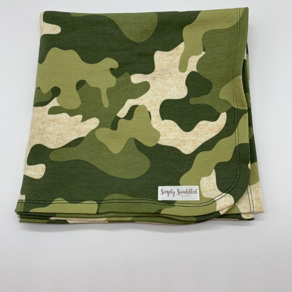 Camo Baby Blanket Etsy
