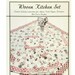 Woven Kitchen Set Pattern by Fasturn Apron Pattern Table - Etsy