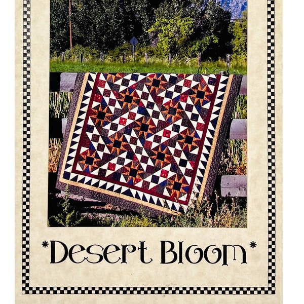 Star Bloom Quilt Pattern Etsy