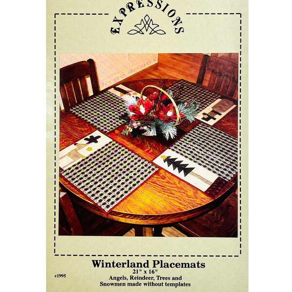 Fabric Placemats, Sewing Pattern Etsy