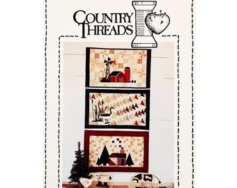 Prairie Almanac Farm Quilt Pattern by Connie Tesene and Mary Kendall for Country Threads