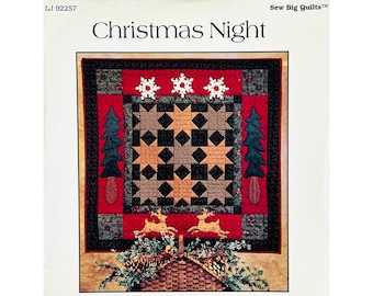 Thimbleberries Christmas Night Quilt Pattern LJ92257 from the Sew Big Quilts Series