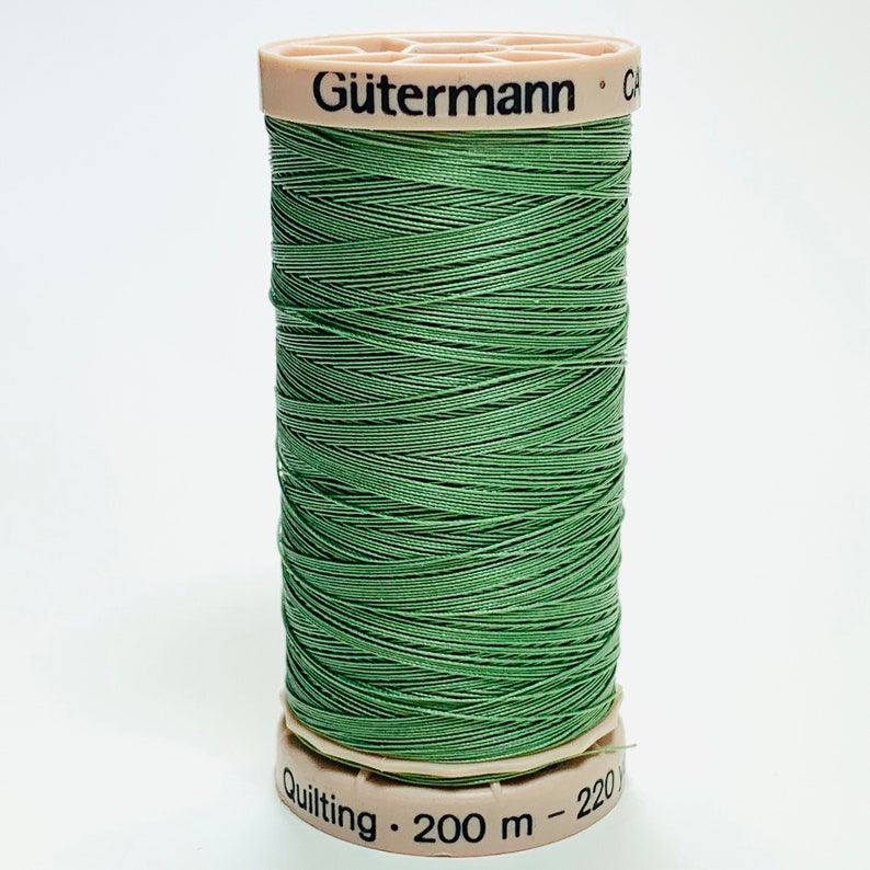 Gutermann Quilting Thread CA02776 Light Fern Green 9837 100 Etsy