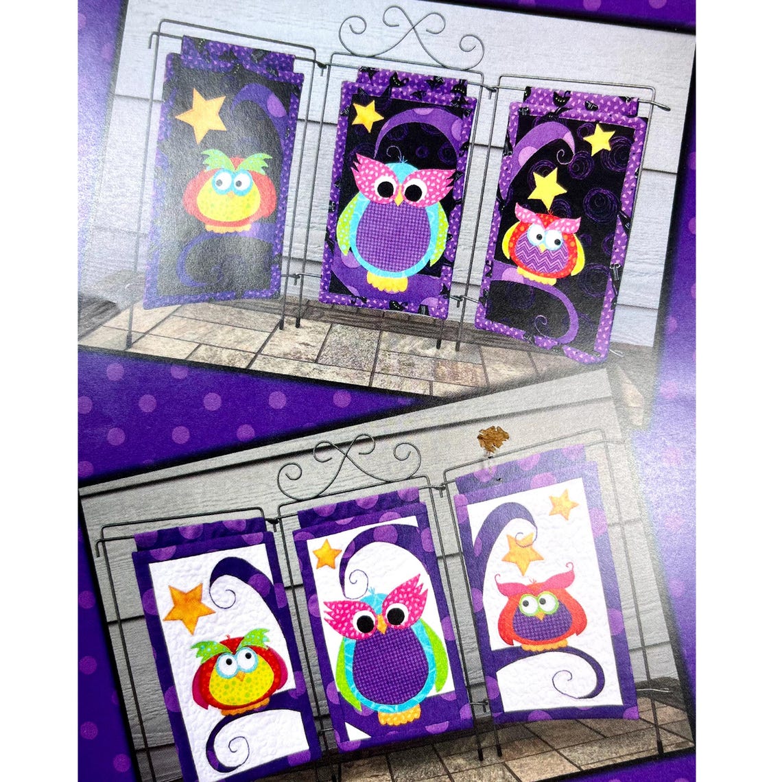 Three Hoots Quilt Pattern #1293 by Whistlepig Creek Productions - Etsy