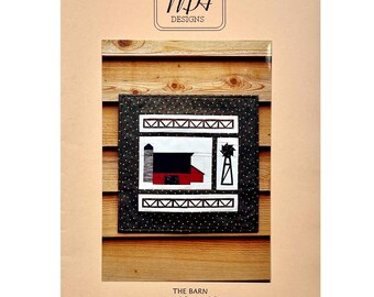 The Barn Quilt Pattern MH715 by MH Designs, FPP, Paper Pieced