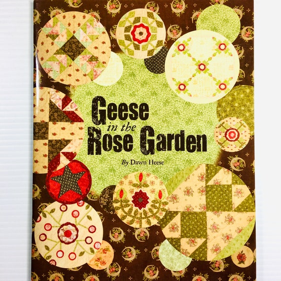 Geese In The Rose Garden Sampler Quilt Pattern Plus 2 Etsy