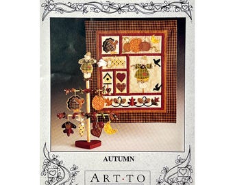 Patrón de colcha de otoño "Seasons of the Heart" de Nancy Halvorsen para Art to Heart.