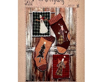 Stockings N' Stuff Christmas Stocking and Wallhanging Pattern WH122 by Whimsicals