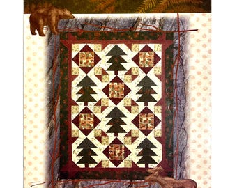 Cozy Cabin Quilts Pattern Book by Sherri K. Falls, 5 Lodge Projects + Recipes