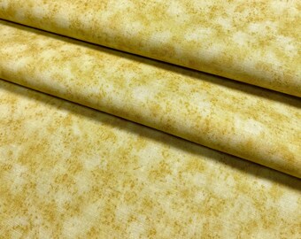Tarnished Textured Gold Tan Mottled Fabric from Marcus Brothers, 1 YARD