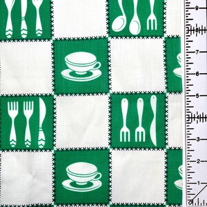 Vintage Diner Gingham Checked Fabric 2-PACK by ABC Fine Percale 100% Cotton image 6