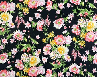 Floral Fabric by Kona Bay KF-592 2002 By the YARD 100% Cotton