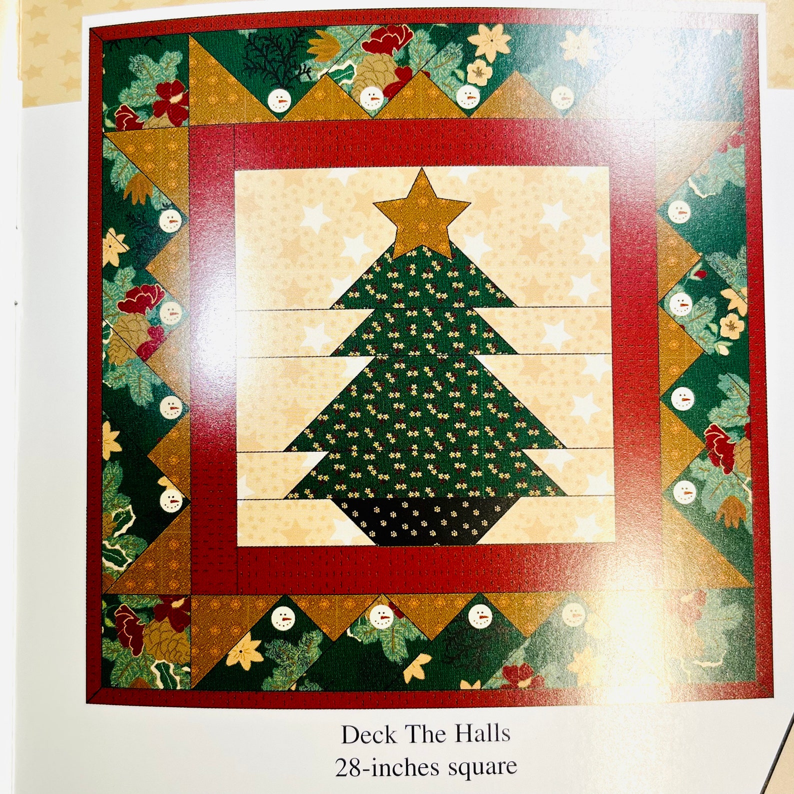 Thimbleberries Christmas Quilt Pattern Deck the Halls by Etsy