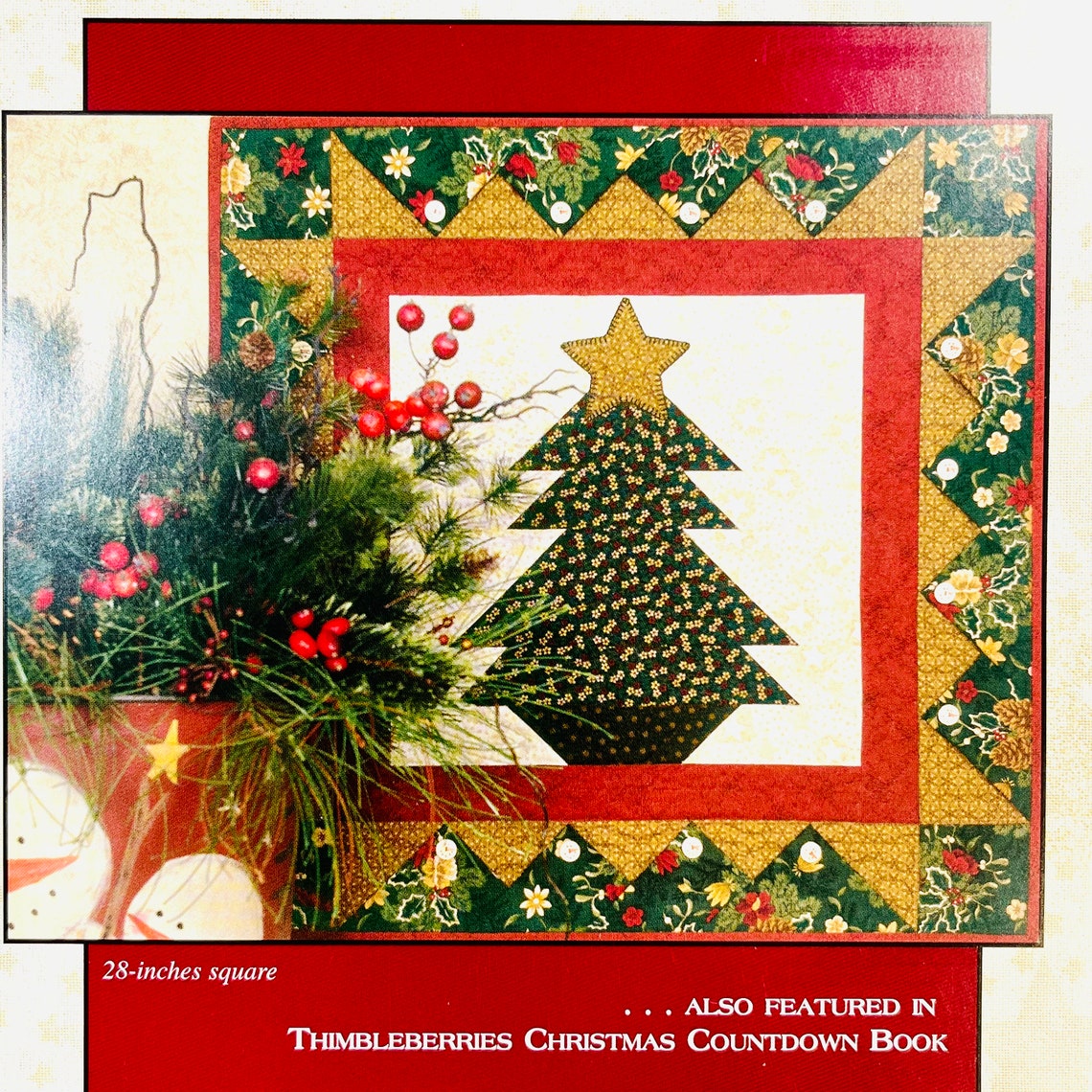 Thimbleberries Christmas Quilt Pattern Deck the Halls by Etsy