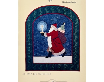 Candlelight Santa from the Collector's Choice Olde Santa Series, Pattern #12 by Jan Kornfiend