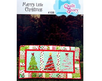 Christmas Tree Quilt Pattern: Merry Little Christmas #108 by Quilt Story, 2011