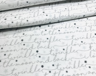 Twinkle Twinkle Flannel Fabric Timeless Treasures Fabrics of SoHo GAIL-CF6287 By the YARD 100% Cotton