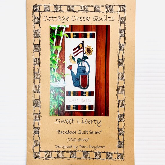 Sweet Liberty From The Backdoor Quilt Series Ccq137 By Pam Etsy