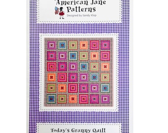 Today's Granny Quilt Pattern #117 American Jane Patterns Designed by Sandy Klop