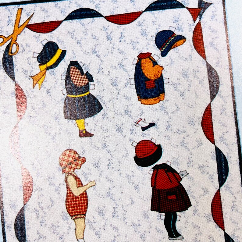 Paper Doll Quilt Pattern 0048 by Betty Alderman Designs Etsy