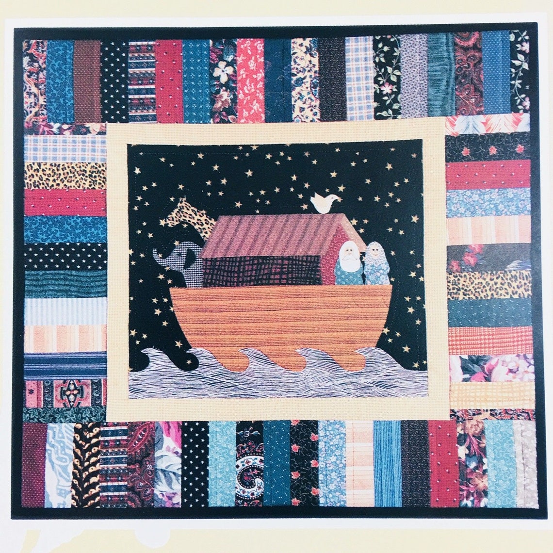 Noah's Ark Quilt Pattern by Kathy Boudreau for Katrinka Etsy