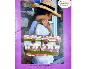 The Annabelle, an Elegant (but) Scrappy Bag Pattern #102 by Purse Strings, Vintage 2004