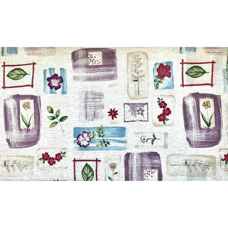 Large Print Botanical Fabric Extra Wide Home Decor Etsy