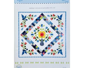 Birds & Blooms Quilt Pattern FN1002 by Belly Buttons Designs, Charm Pack Friendly